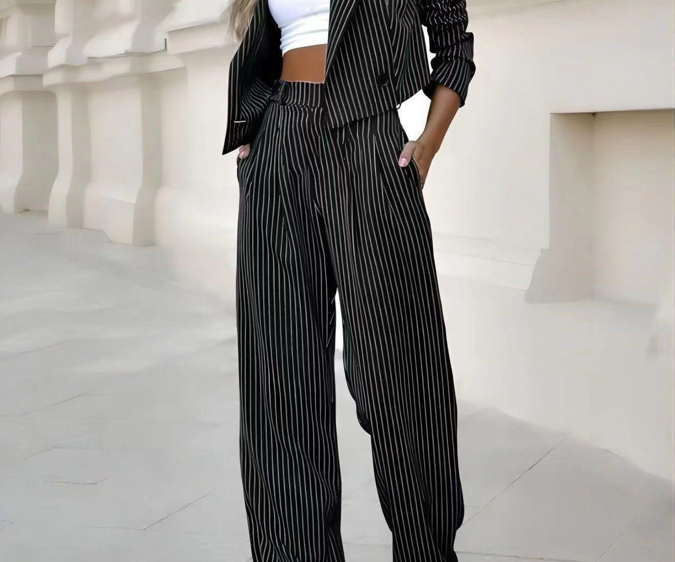 Tidløs™ | Striped 2 Piece Set